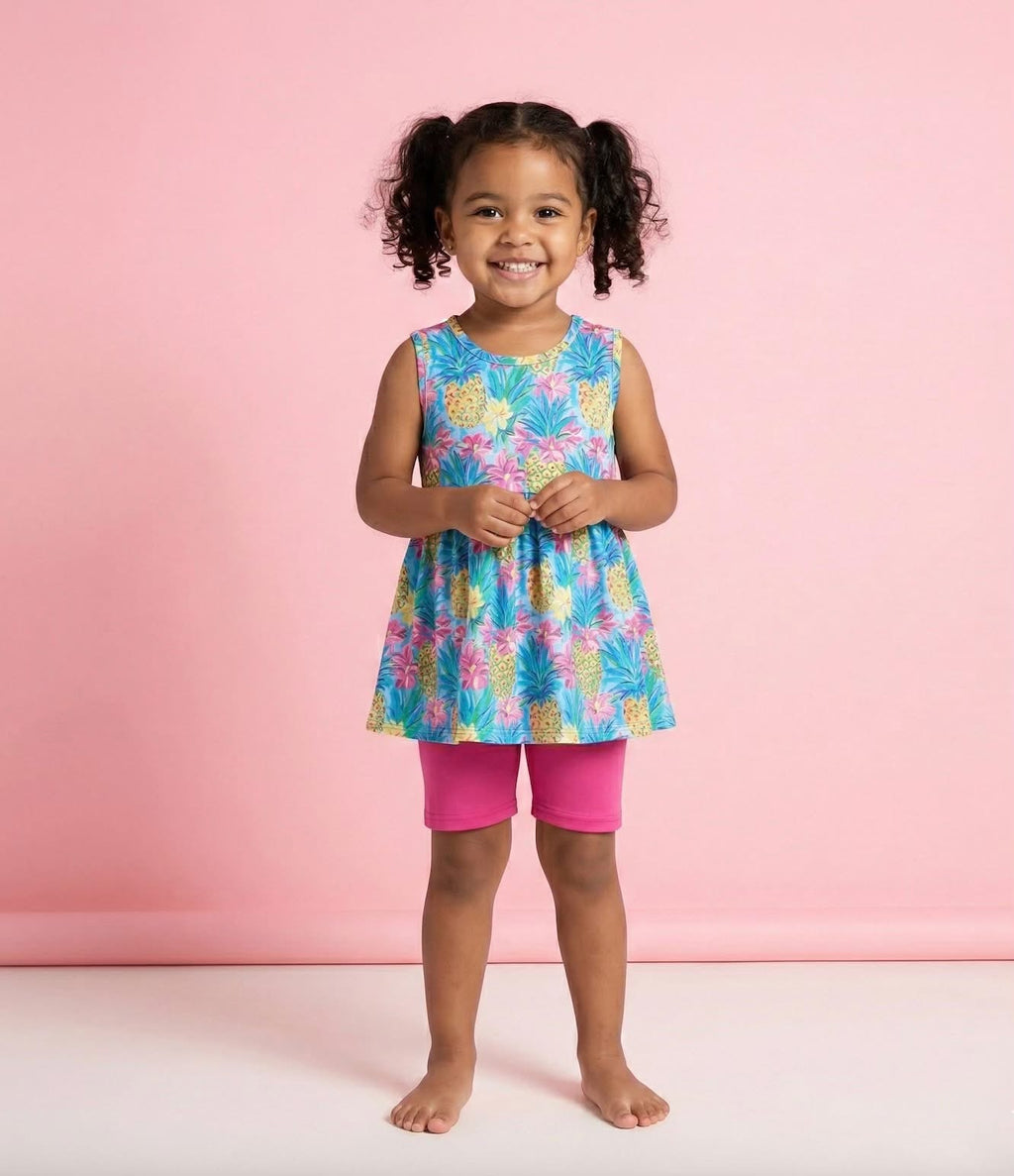 Preppy Pineapples Two Piece Set 4T