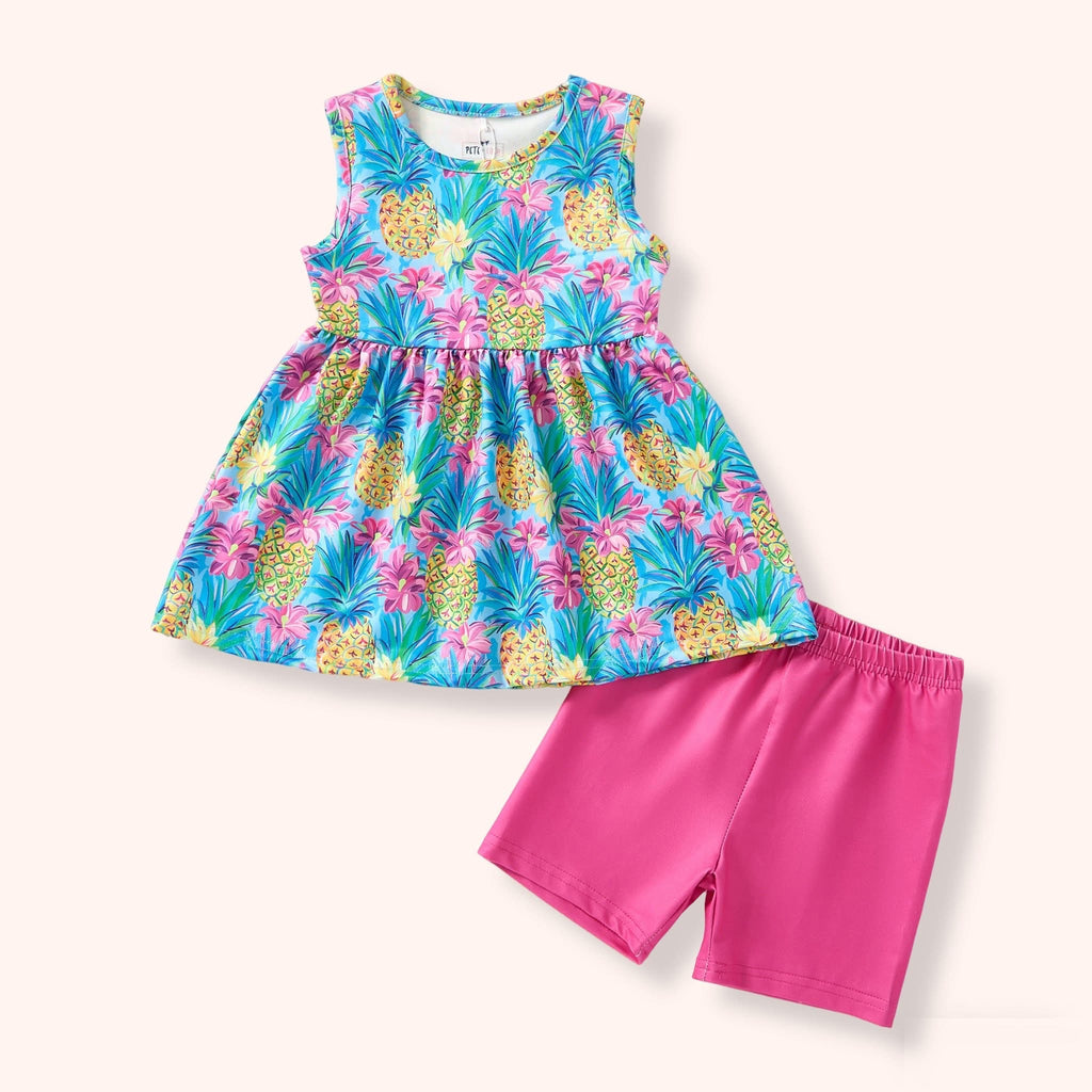 Preppy Pineapples Two Piece Set 4T